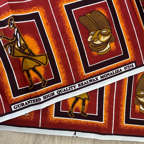 Authentic African Fabric 🧡🤎 - Picture 5 of 14